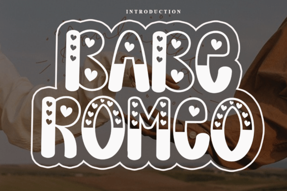 Babe Romeo: A Casual Display Font for Polished Small Business Branding