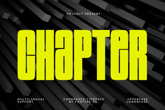 Chapter Font for Creative Makers