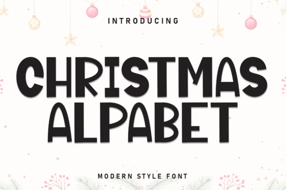 Christmas Alpabet Font Review: A Charming Display Typeface for Branding