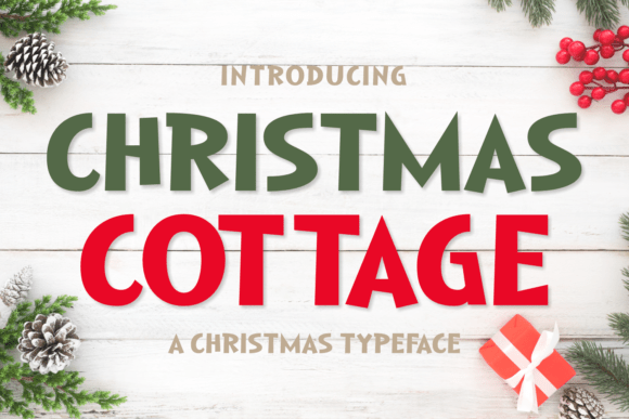 Christmas Cottage Brings Festive Warmth to Display Font Projects