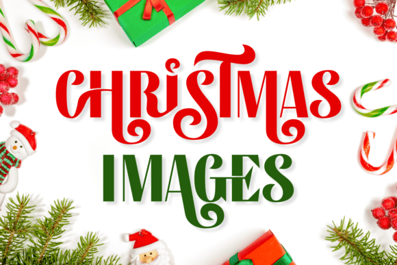 Christmas Images: A Decorative Font for Standout Holiday Ads