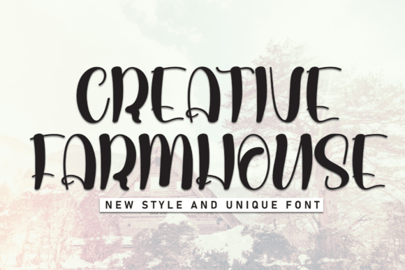 Creative Farmhouse Font