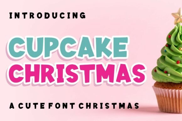 Cupcake Christmas: A Playful Display Font for Holiday Branding