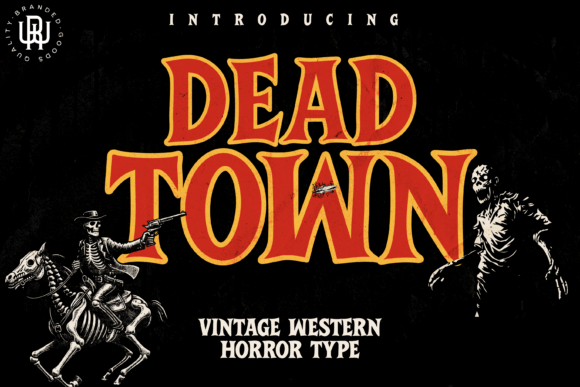 Dead Town Font for Creative Design