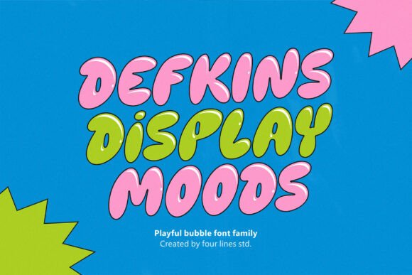 Defkins Display Moods: A Playful Font for Editorial Design