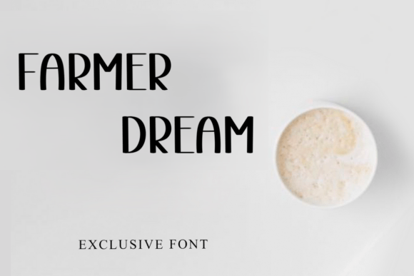 Farmer Dream Font for Creative Makers