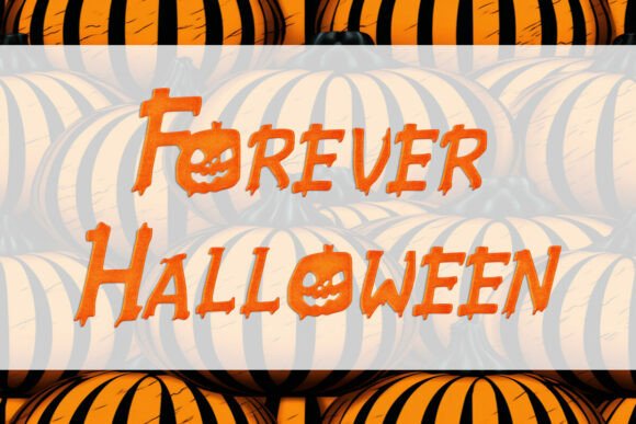 Forever Halloween: A Spooky Display Font for Marketing Campaigns
