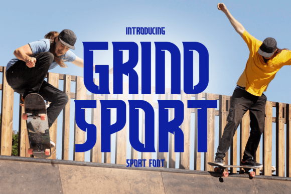 Grind Sport: The Bold Display Font for Modern Editorial Design