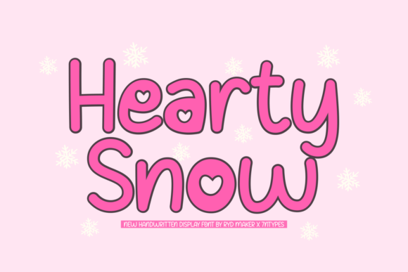 Hearty Snow Font Review