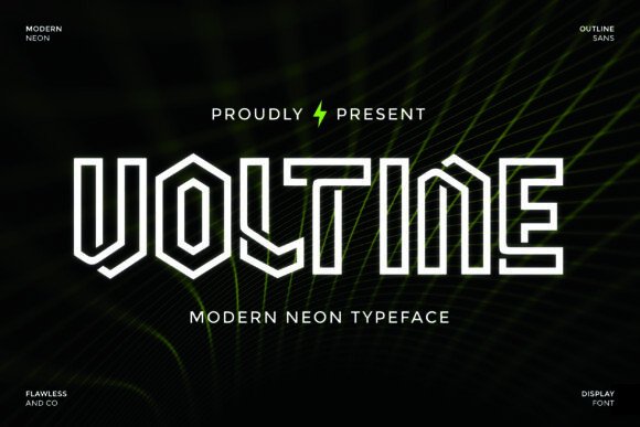 How Voltine Brings Futuristic Neon Energy to Brand Design