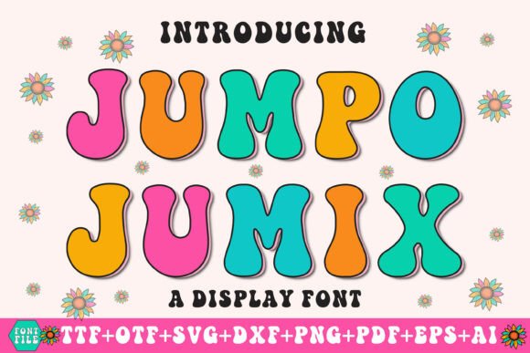 Jumpo Jumix Font Review: A Chunky Retro Display Typeface for Makers
