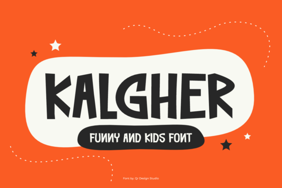 Kalgher Font for Creative Publishing