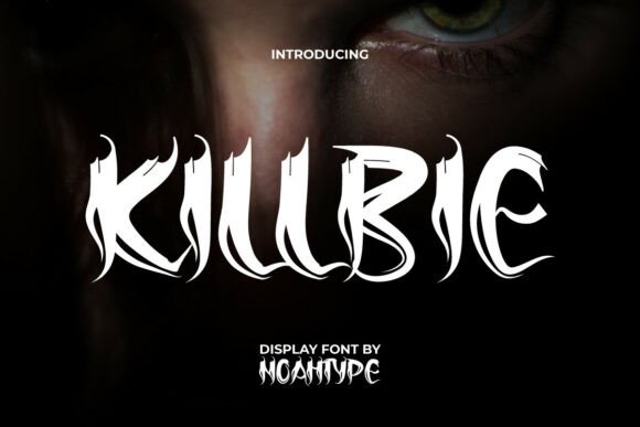 Killbie Display Font for Bold Branding and Horror-Inspired Design