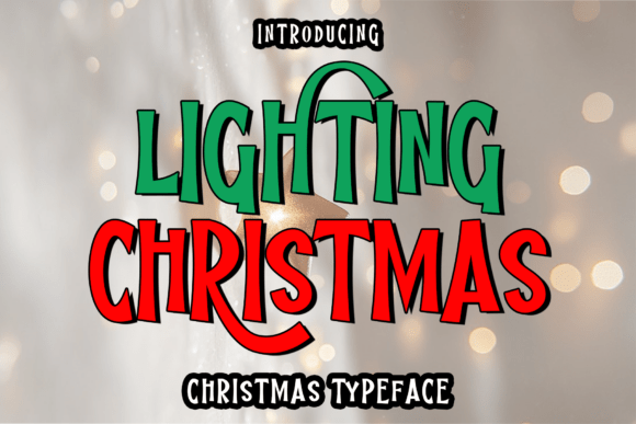 Lighting Christmas Font Review