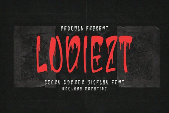 Ludiezt: Horror Display Font