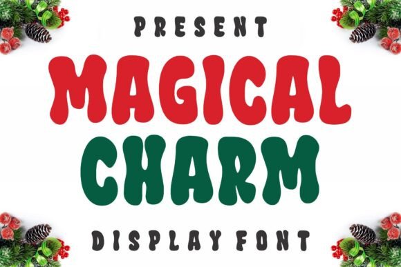 Magical Charm: A Playful Display Font for Editorial Design