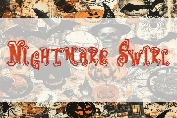 Nightmare Swirl Font Brings Editorial Elegance to Display Design