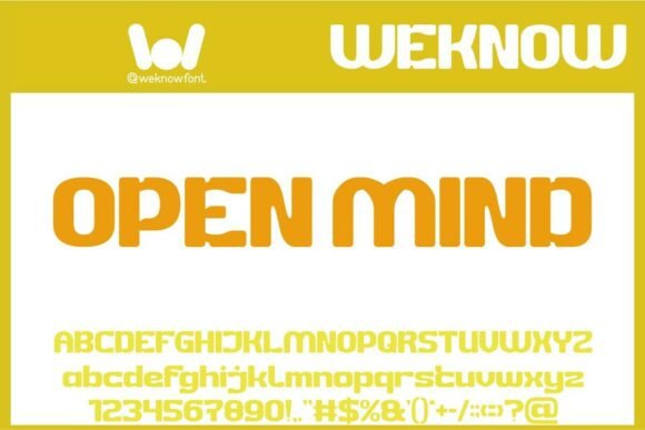 Open Mind Font for Bold Business Branding