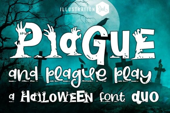 Plague Play Duo Font for Business