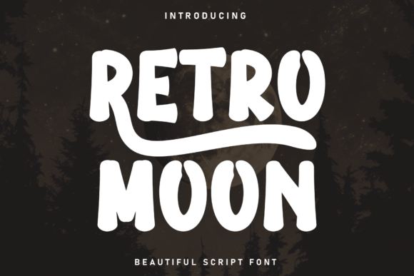 Retro Moon: A Playful Display Font for Editorial Design