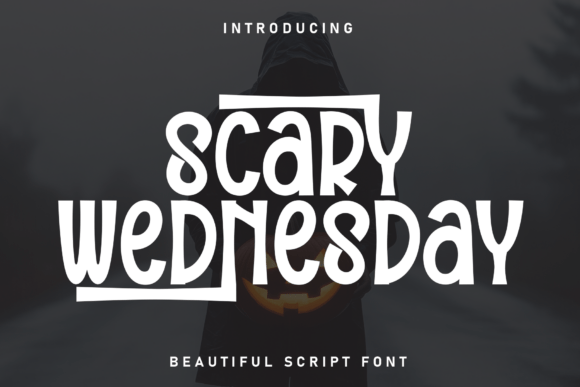 Scary Wednesday: A Playful Display Font for Handmade Products
