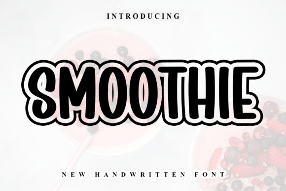 Smoothie Font for Web Design