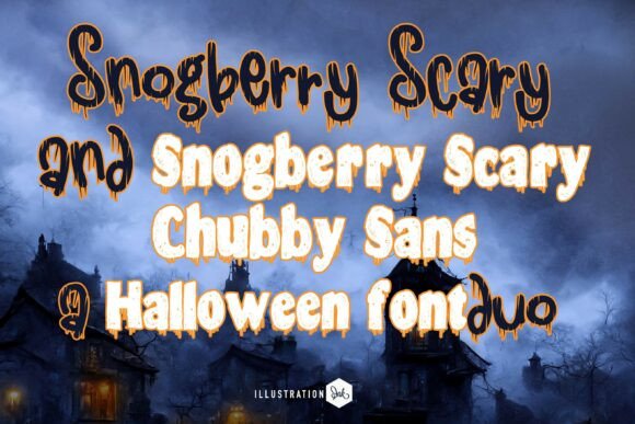 Snogberry Scary Duo Font Review