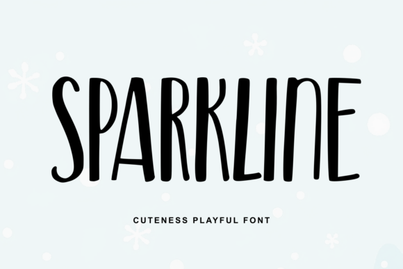 Sparkline: A Playful Font for Creative Design