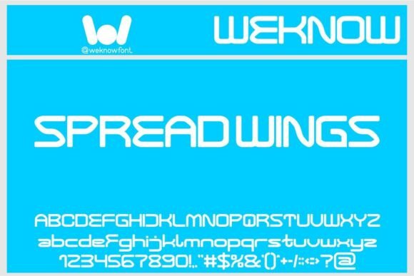 Spread Wings Font Review
