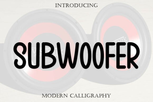 Subwoofer Font for Web Design
